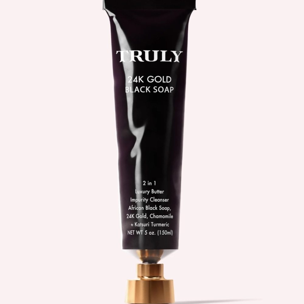 TRULY 24k Gold Black Soap Impurity Cleanser